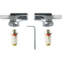 Zestaw zawiasów Geberit do deski sedesowej, wolne opadanie