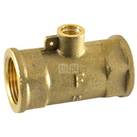 Trójnik FERRO mosiądz 1/2'' x 1/4'' x 1/2'' GW