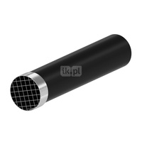 Czerpnia powietrza PP do systemu rozdzielnego z deflektorem inox DN80mm