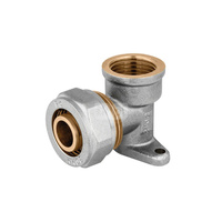 Kolano z mocowaniem PERFEXIM 607, mosiądz, 1/2 x 16 (GW x zw)