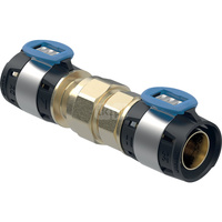 Złącze GEBERIT FlowFit, brąz krzemowy bezołowiowy, 32 mm (łącznik zaprasowywany x łącznik zaprasowywany)