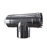 Trójnik rewizyjny 87' MK ŻARY PR AFKR PSI 110-160 x 110-160 do odprowadzania spalin