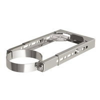 Uchwyt MK ŻARY PK WHT 3 stal nierdzewna fi 80/125 mm (mocowanie - Obejma do ściany regulowana)