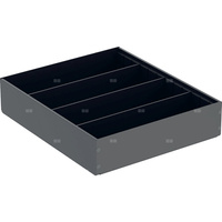 Przegródka do szuflady do szafki pod umywalkę Geberit ONE, cztery otwarte przegródki