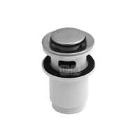 Zestaw odpływowy do umywalki PERFEXIM SPPT05E chromowany 2 3/4'', przycisk mały okrągły płaski