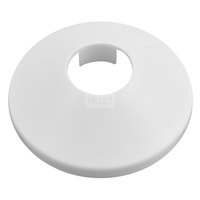 Rozeta grzejnikowa pojedyńcza 16 mm, biała (5 szt)