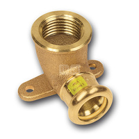 Kolano 90' SANHA Press Gas, Cu, 14 mm x 1/2'' (zw x GW)