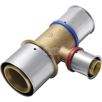 Trójnik redukcyjny mosiężny ultraPRESS - 20/25/20