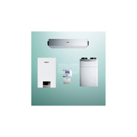 Pakiet - Kocioł gazowy dwufunkcyjny VAILLANT ecoTEC exclusive VCW 36CF/1-7 kondensacyjny wiszący 3.4 - 27.1 kW + RegulatorsensoCOMFORT 720 + RekuperatorrecoVAIR 150/4 R+ Moduł sterowaniaVR 921