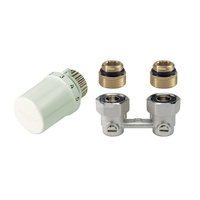 Zestaw do grzejników dolnozasilanych: głowica Thera-6 T3019 + zawór Verafix VK, kątowy, 1/2" V2496EY015A