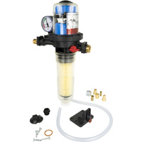 Filtr olejowy AFRISO FloCo-Top-2CM Optimum MC-18 zintegrowany z odpowietrznikiem fi 3/8'' x 3/8'' GW x GZ, z wkładem opticlean, maks. przepływ 100 l/h