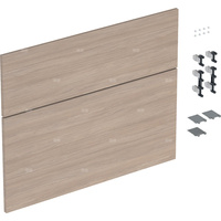 Zestaw frontów szuflad (2 szt.) do dolnej szafki pod umywalkę GEBERIT iCon, kol. dąb melamina, struktura drewna szer.750 mm