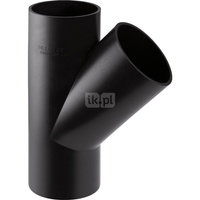 Trójnik GEBERIT HDPE 45' PE 200 mm (króciec z tworzywa sztucznego do spawania/zgrzewaniania x króciec z tworzywa sztucznego do spawania/zgrzewaniania x króciec z tworzywa sztucznego do spawania/zgrzewaniania)
