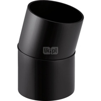 Długi łuk 15' GEBERIT HDPE, PE / polietylen, 200 mm, DN 200 x 200 mm x DN 200 (króciec)