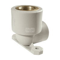 Kolano ścienne z uszami PP-R GW - 16 Rp1/2" L = 47 mm