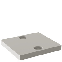 Płytka ślizgowa PEHD 190x140x15mm DN200-DN250 PEHD190