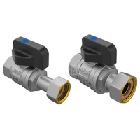 SENA Zestaw zaworów kulowych prostych do kotłów GW/RN (150853 × 2 + 150854 × 2)