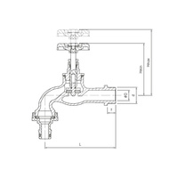 Zawór wodny PERFEXIM 3099 GZ 1/2'' x szybkozłączka do węża DN 15