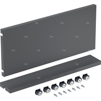 Zestaw serwisowy Geberit do szafki pod umywalkę: Szerokość umywalki=50cm, Lava / Melamina, struktura drewna