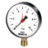 Manometr radialny 1/2" M1-100 0-6 1/2G /R+QL WATTS+QK