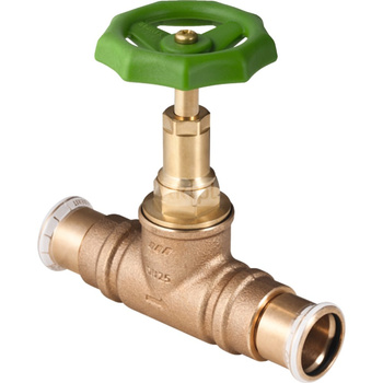 Zawór odcinający GEBERIT Mapress prosty mosiądz DN 25 zz x zz 28mm x 28mm