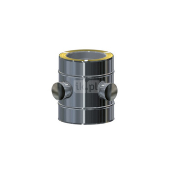 Rura zdwoma króćcami 64 x 4 MK ŻARY PR RTM 400 mm, długość 250 mm