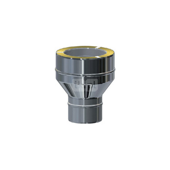 Redukcja stal nierdzewna MK ŻARY PR RD MKD/MKS fi200W x 160 mm do kanałów wentylacyjnych okrągłych