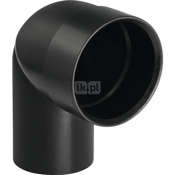 Kolano przyłączeniowe 90' GEBERIT HDPE, polietylen, 46 mm x 40 mm (króciec)