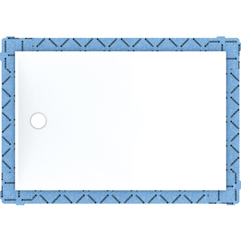 Panel do prysznica bezbrodzikowego Geberit Setaplano, prostokątny: 100x80cm