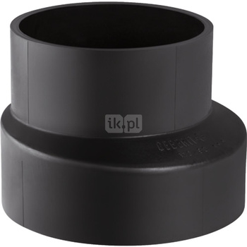 Zwężka niesymetryczna GEBERIT HDPE redukcja, PE / polietylen, 160 mm, DN 150 x 110 mm x DN 100 (króciec)