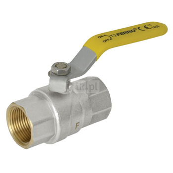 Zawór kulowy gazowy 1 1/4" GW-GW typ G61