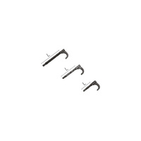 Hak do rur plastikowy pojedynczy - 12‑20/12‑26 L = 77 mm