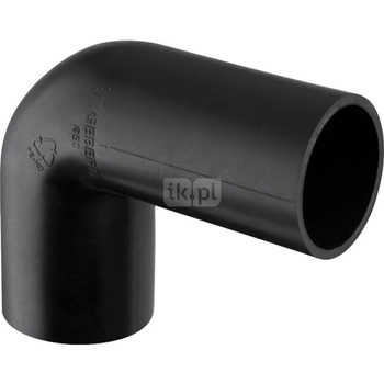 Kolano przyłączeniowe 88.5' GEBERIT HDPE, PE / polietylen, 56 mm (króciec)