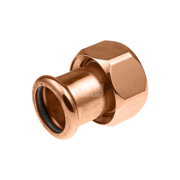 Półśrubunek z płaskim uszczelnieniem GW Copper - 42 G1 3/4"