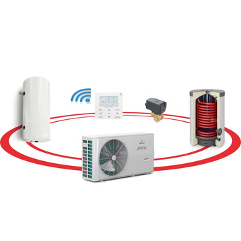 Hybrydowy system grzewczy PRIMA 1F R32 6GT GTOP160/B60