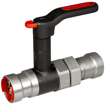 Zawór kulowy wysoki ze śrubunkiem PowerPress - 1 1/2"