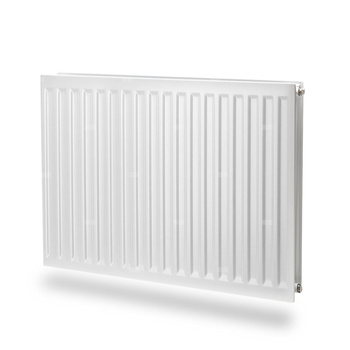 Grzejnik płytowy typ 10 higieniczny PURMO Hygiene H wym. 900 x 1000 mm, kolor biały, moc 903 W, front Profilowany