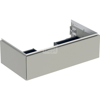 Szafka pod umywalkę Geberit ONE, z jedną szufladą: Szerokość umywalki=90cm, Greige / Lakierowany matowy