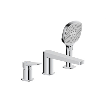 Bateria Malaga, wannowa, 3-otworowa stojąca, chrom