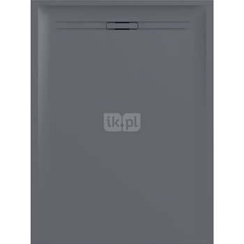 Brodzik prostokątny Geberit Sestra: 170x70x4cm, Grafit / Struktura łupka