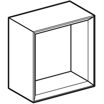 Szafka iCon kwadratowa 22,5 cm x 23,3 cm x 13,2 cm Dąb / Melamina, struktura drewna