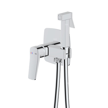 Bateria Malaga, bidetowa, podtynkowa, ścienna, chrom