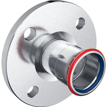 Kołnierz zaciskowy GEBERIT Mapress C-Stahl FKM przejściowy stal DN 65 (76.1 mm) PN 10/16