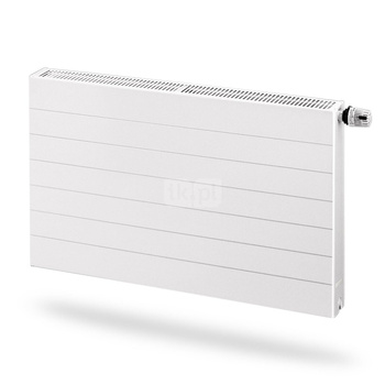 Grzejnik płytowy typ 22 PURMO Ramo Compact RC wym. 600 x 3000 mm, kolor biały, moc 5028 W, front Płaski profilowany