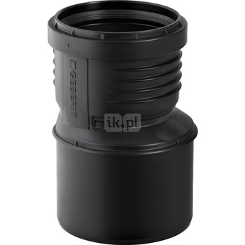 Zwężka GEBERIT Silent-PP redukcja, PP / PP, 110 mm, DN 100 x 40 mm x DN 40 (końcówka wciskowa x mufa wciskowa), (głębokość: 24.5 mm) z uszczelką