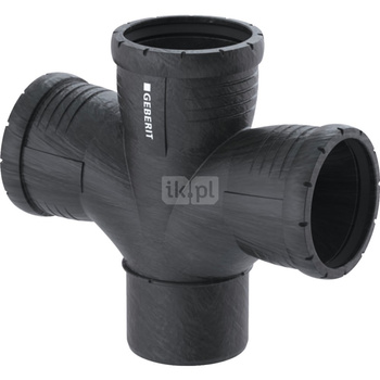 Czwórnik Geberit Silent-Pro 87.5 st. podwójny d125
