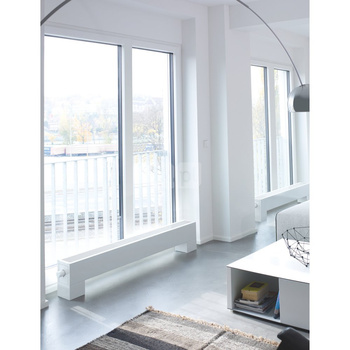 Grzejnik konwektorowy ZEHNDER Stana Neo, wym. 280 x 1200 mm, kolor biały, moc 2374 W