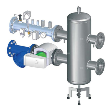 Zestaw bezpieczeństwa w komplecie z pompą i sprzęgłem hydraulicznym do kotła 150 kW