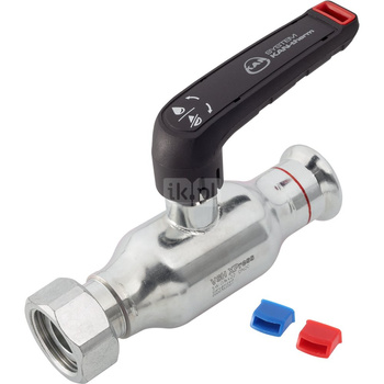 Zawór kulowy z półśrubunkiem z płaskim uszczelnieniem GW Steel - 28 G1 1/4"