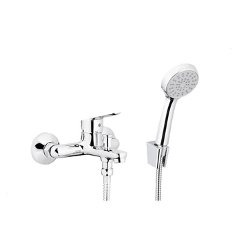 Bateria SPARC wannowa, ścienna z zestawem natryskowym punktowym, chrom